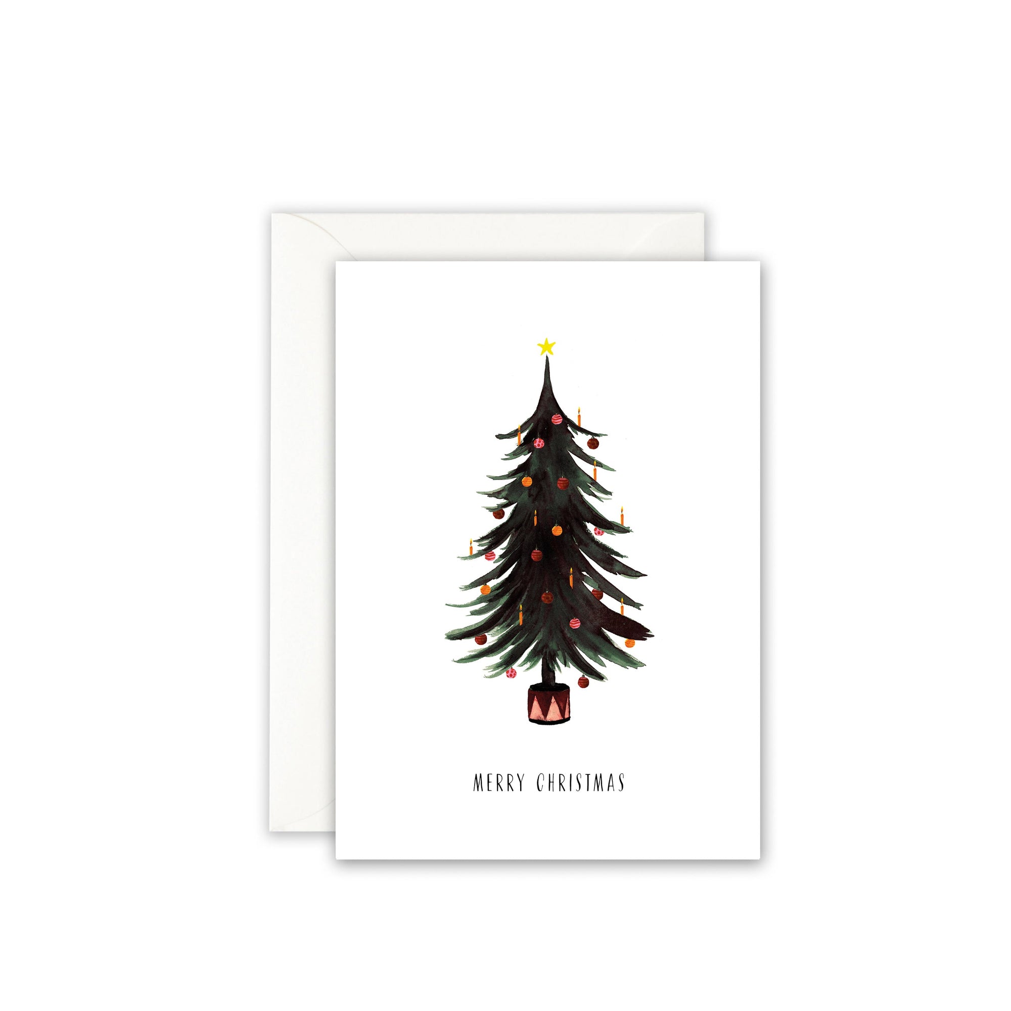 Grußkarte · Christmastree Grußkarte Leo la Douce 