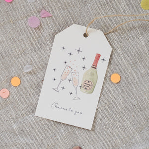Gift tag · Cheers to you