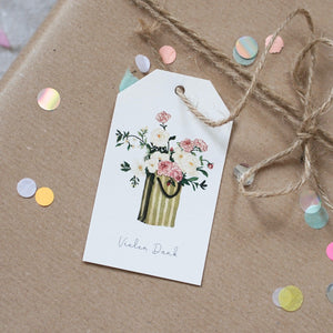 Gift tag · Thank you | Flower bag