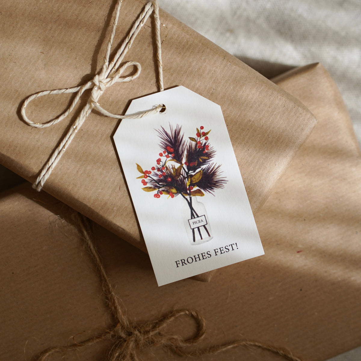 Geschenkanhänger · Weihnachtsstrauß