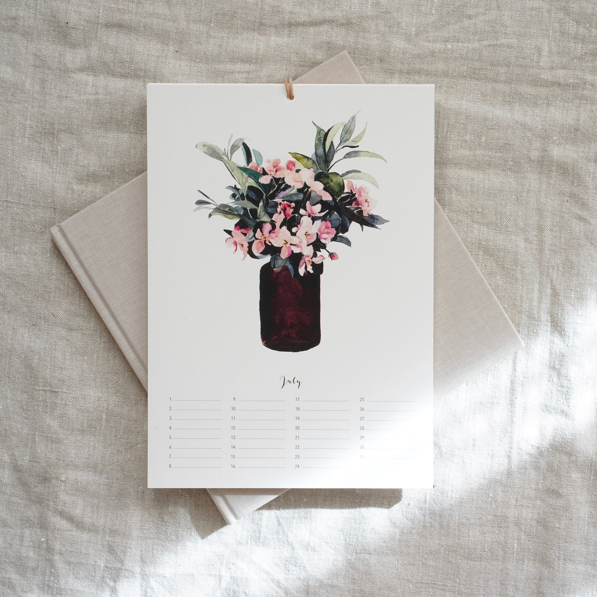 Birthday Calendar - Flower Love