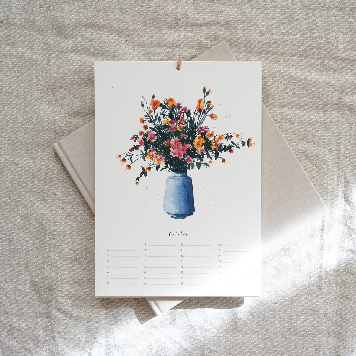 Birthday Calendar - Flower Love