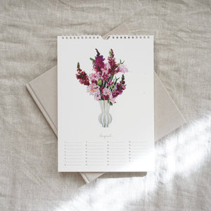Birthday Calendar - Flower Love
