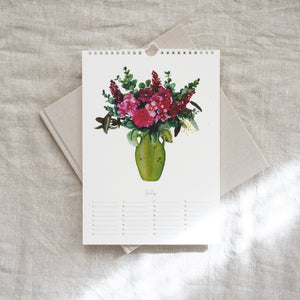 Birthday Calendar - Flower Love