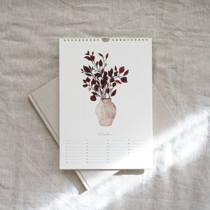 Birthday Calendar - Flower Love