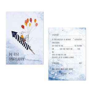 Einladungskarten · Raketenfreunde