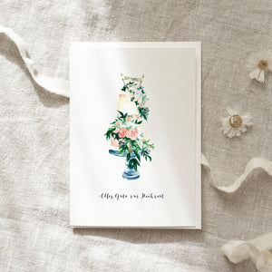 Greeting Card Wedding Celebration Cake