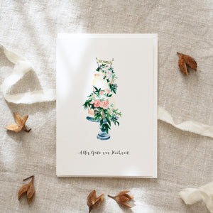 Greeting Card Wedding Celebration Cake