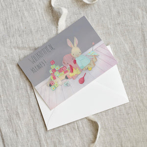 Grußkarte · Willkommen Kleines