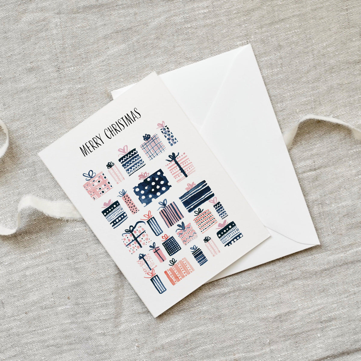 Greeting Card Oh so many christmas gifts