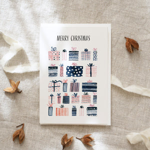 Grußkarte · Oh so many christmas gifts