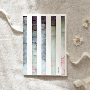 Grußkarte · For you