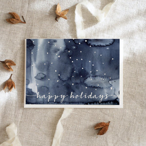 Grußkarte · Happy Holidays