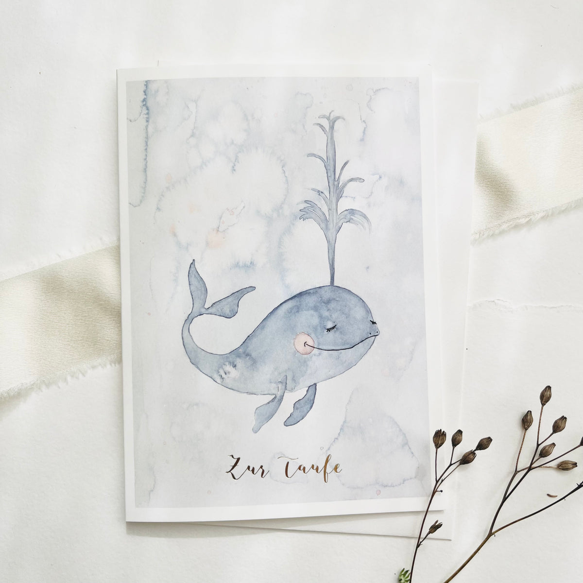 Greeting Card For Baptism (Goldfoil)