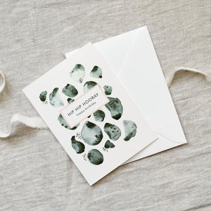 Greeting Card Hip Hip Hooray