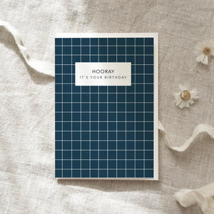 Grußkarte · Hooray it's your birthday