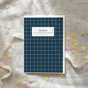 Grußkarte · Hooray it's your birthday
