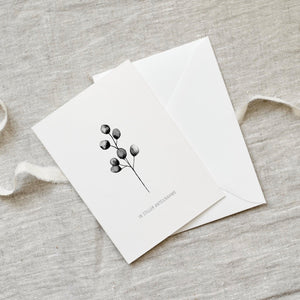 Sympathy card In silent sympathy