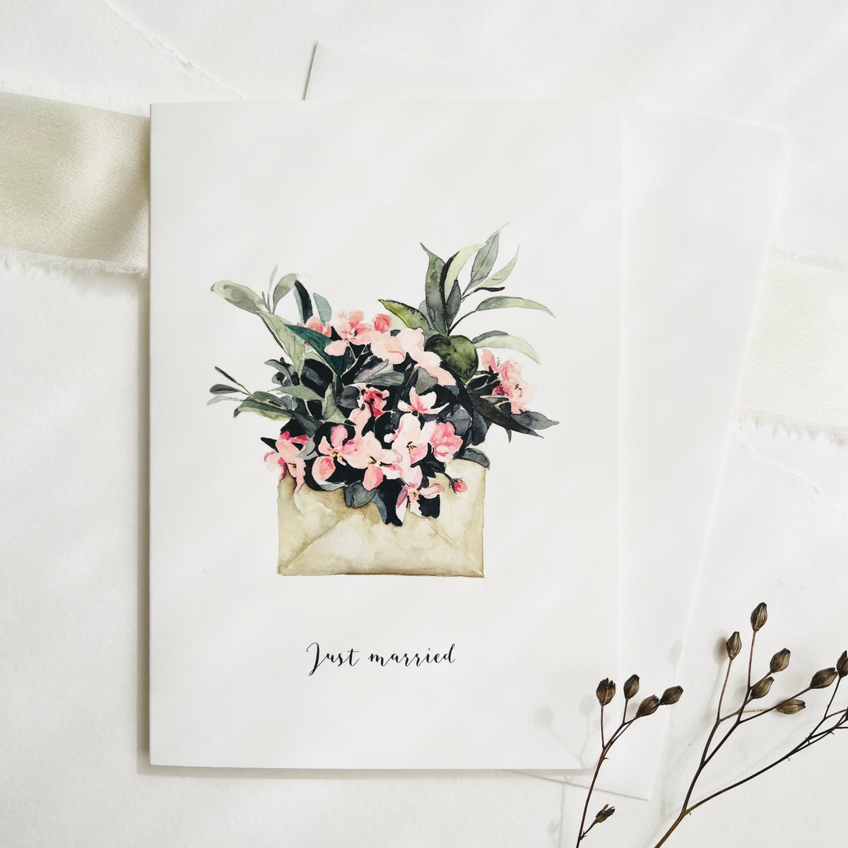 Greeting Card Just married