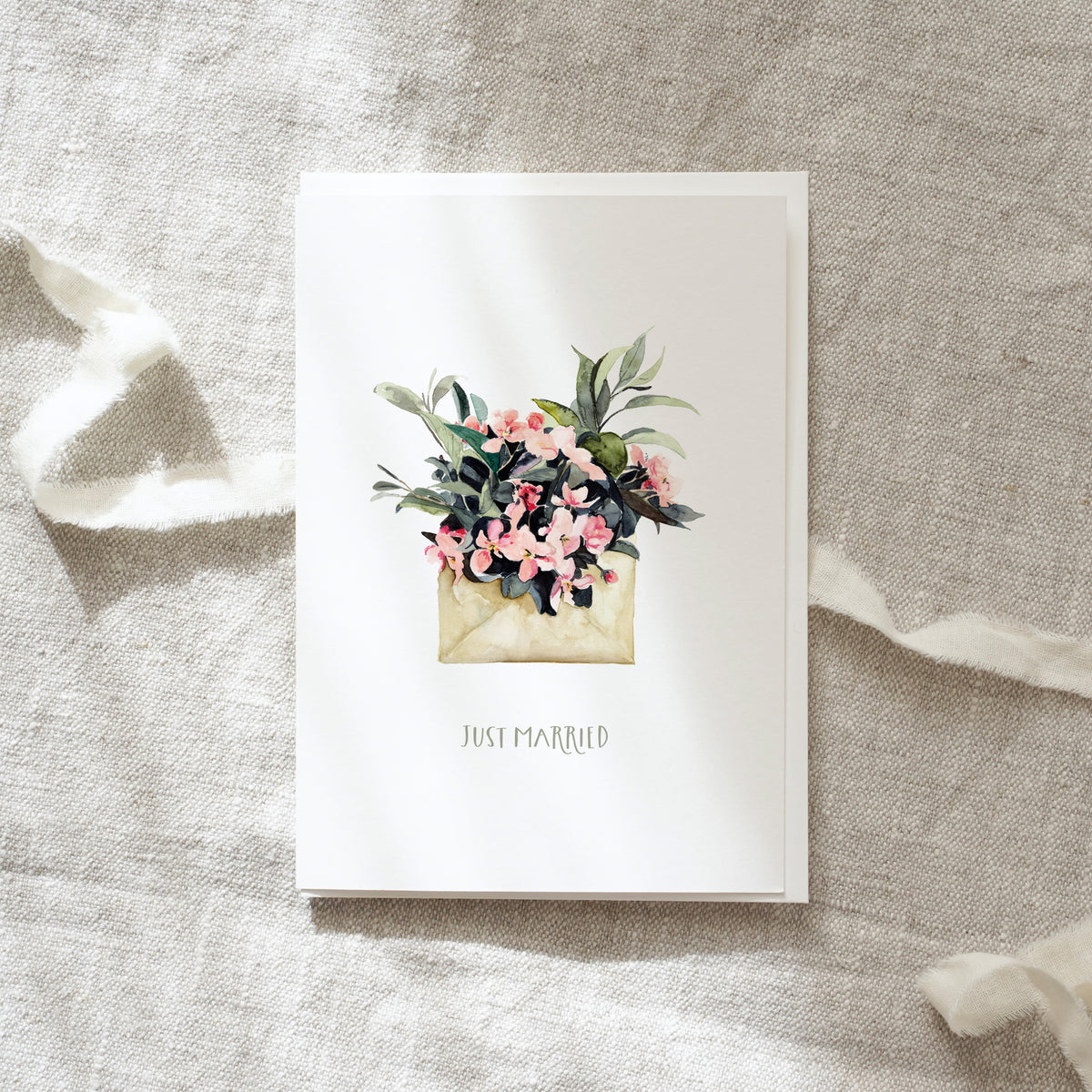 Grußkarte · Just married