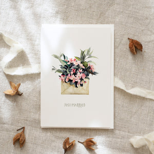 Greeting Card Just married