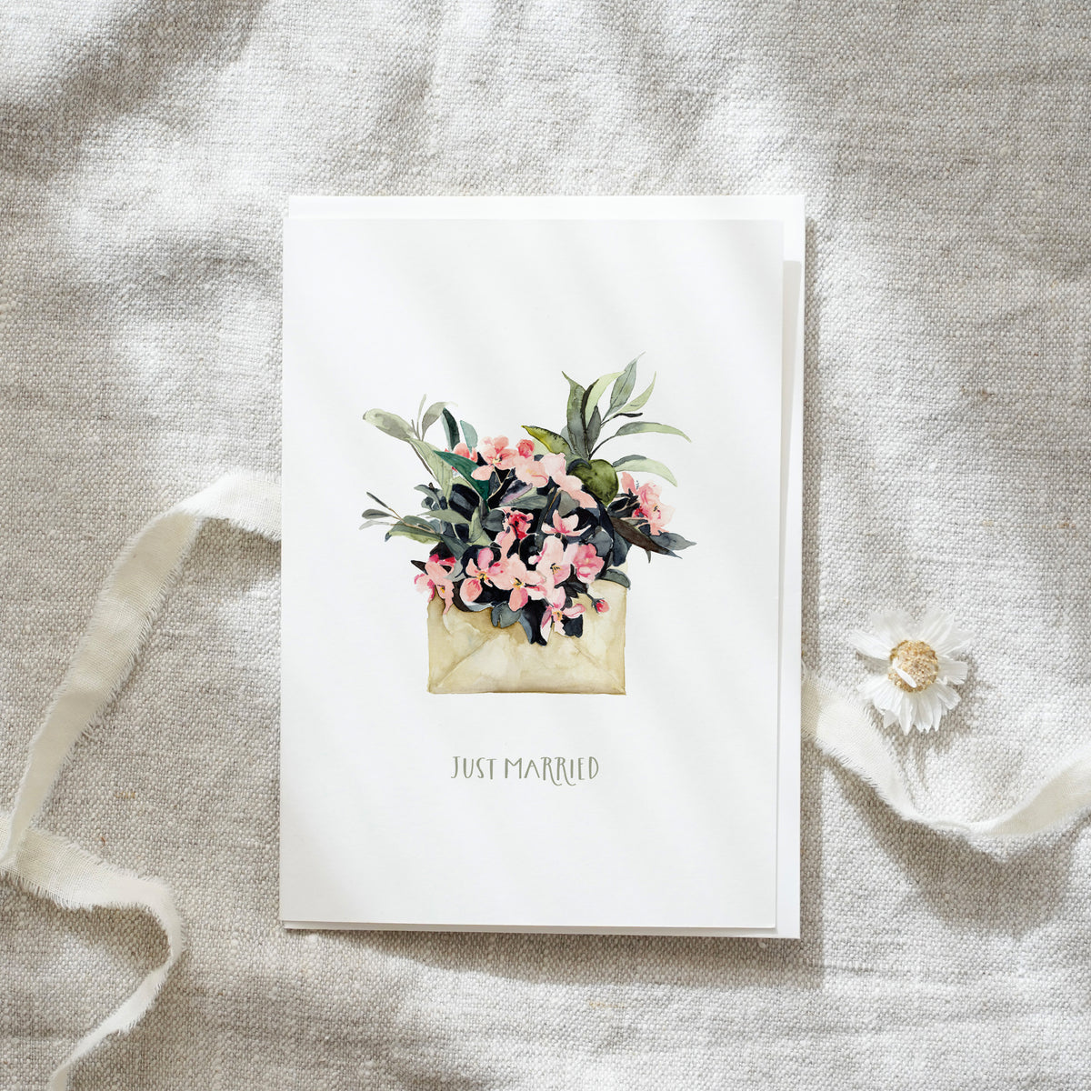 Grußkarte · Just married