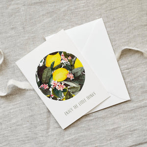 Greeting Card Enjoy the little things