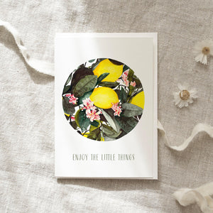 Greeting Card Enjoy the little things