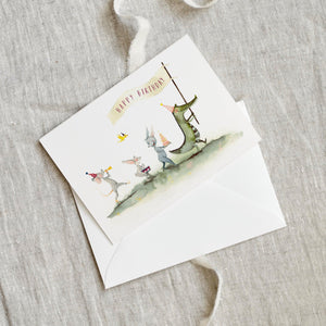 Grußkarte · Geburtstagskarawane