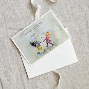 Grußkarte · Endlich Schulkind