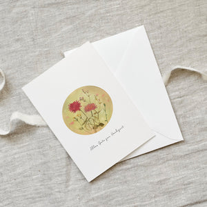 Grußkarte · Wiesenblume | Hochzeit