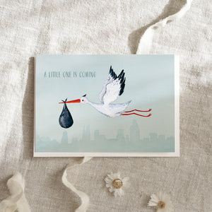 Grußkarte · A little one is coming