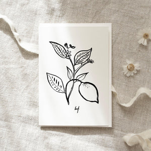 Greeting card · Citrus Flower