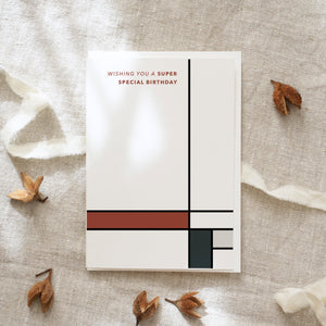 Greeting Card Super special birthday