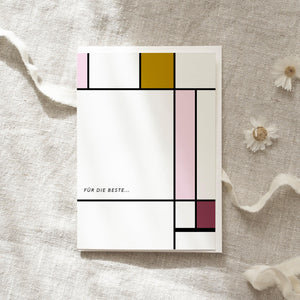 Greeting card For the best...