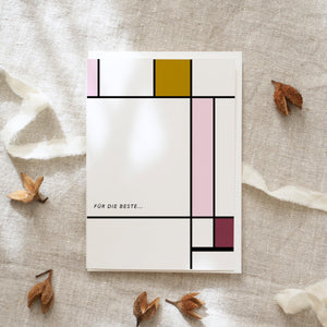 Greeting card For the best...