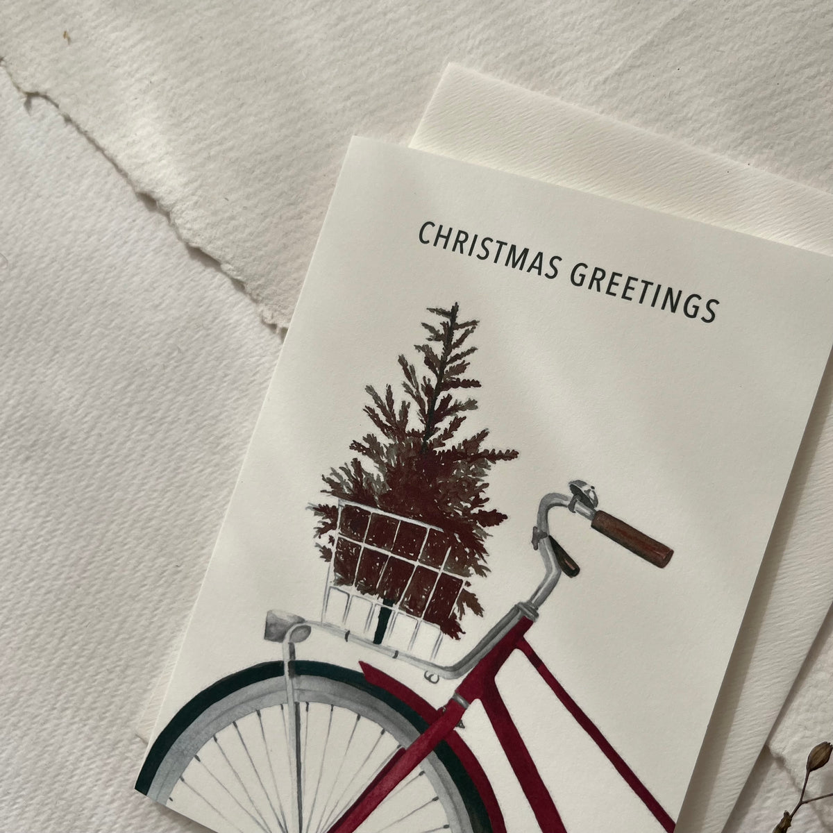Grußkarte · Christmas Bicycle