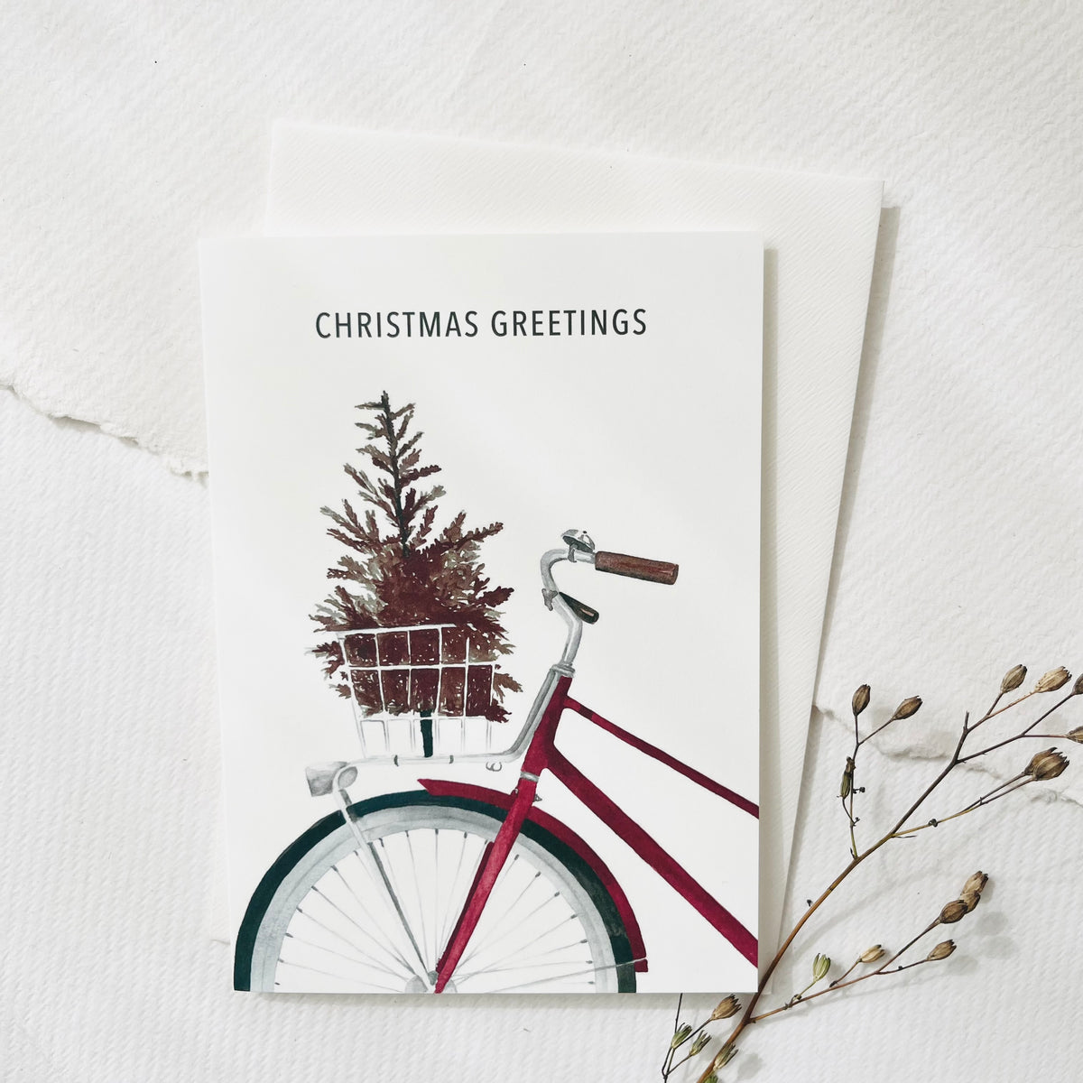 Grußkarte · Christmas Bicycle