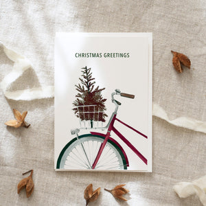 Grußkarte · Christmas Bicycle