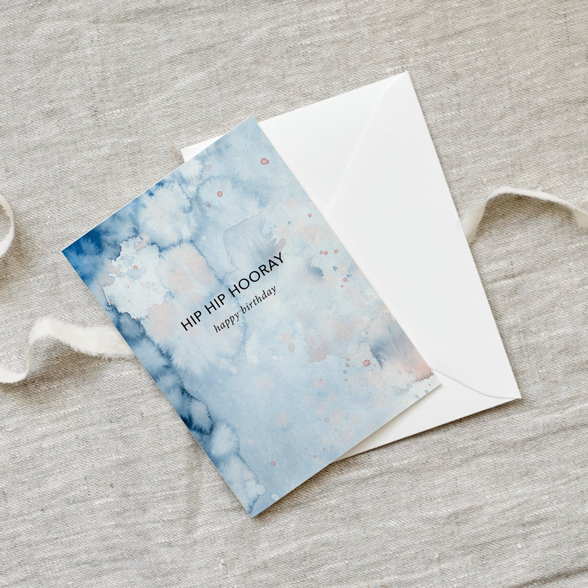 Grußkarte · Happy Birthday | Blue Powder