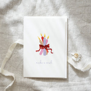 Grußkarte · Colorful wish | Candles