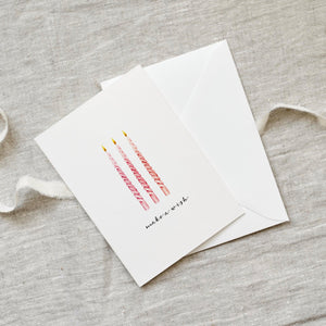 Greeting Card Make a wish