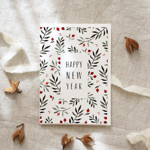 Grußkarte · Happy new year