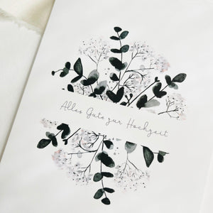 Greeting Card Wedding Greetings Eucalyptus