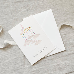 Grußkarte · Hurra du bist da