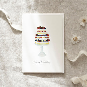 Greeting Card Celebration Cake