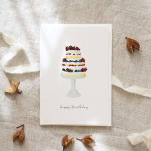 Greeting Card Celebration Cake