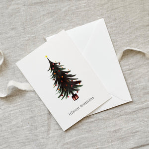 Grußkarte · Christbaum