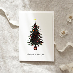 Grußkarte · Christbaum