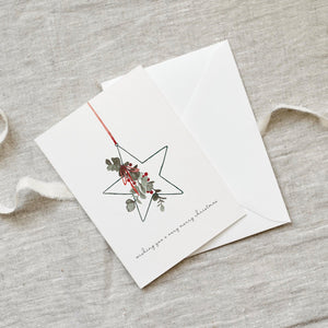 Grußkarte · Christmas Star